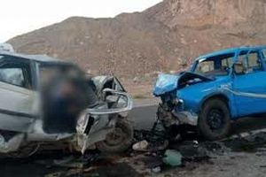 ۳ کشته در تصادف شاخ به شاخ