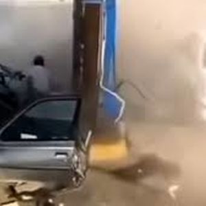 مرگ دلخراش زن در حادثه جایگاه سوخت‌گیری/ ویدئو